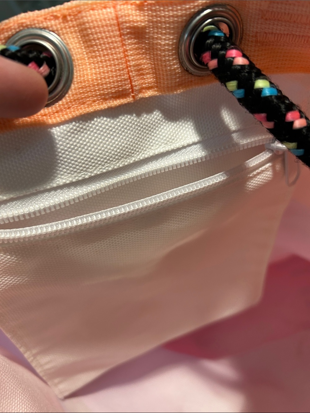 Shoulder/Backpack Style Drawstring Bag - Picture 9 of 9